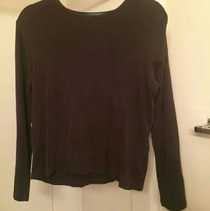 Brown long sleeve shirt